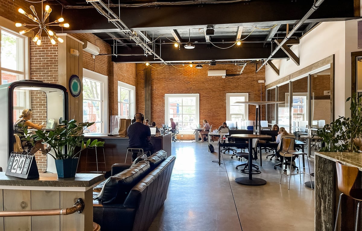 An interior shot of Cloudport Coworking Federal