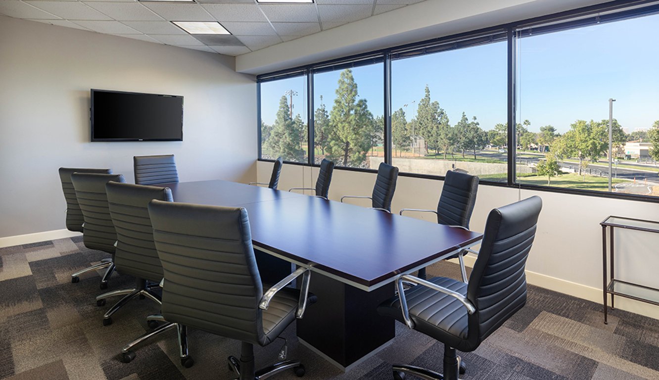 An interior shot of 10 Person Meeting Room