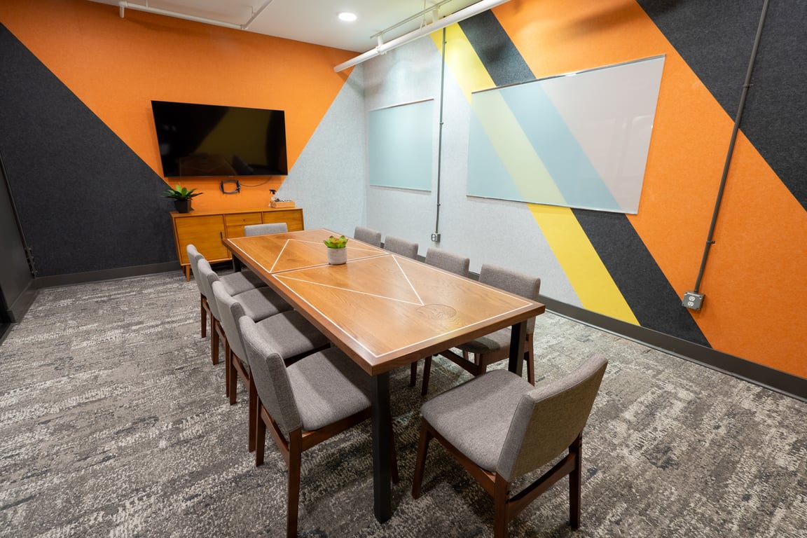 An interior shot of Cornhole Room