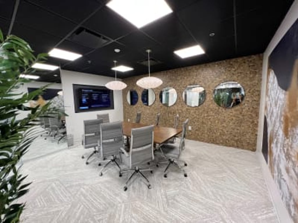 An interior shot of The Steward Boardroom