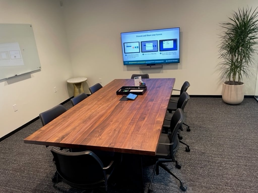 An interior shot of Conference 8-A