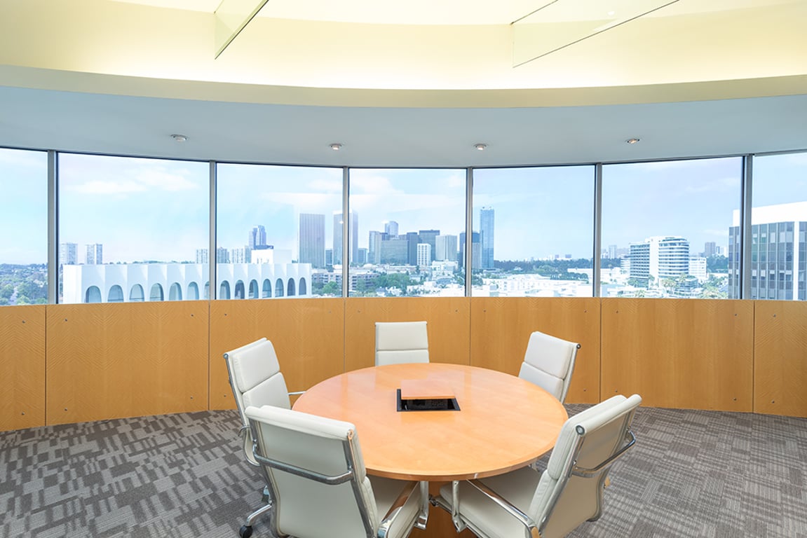 An interior shot of 5 Person Meeting Room