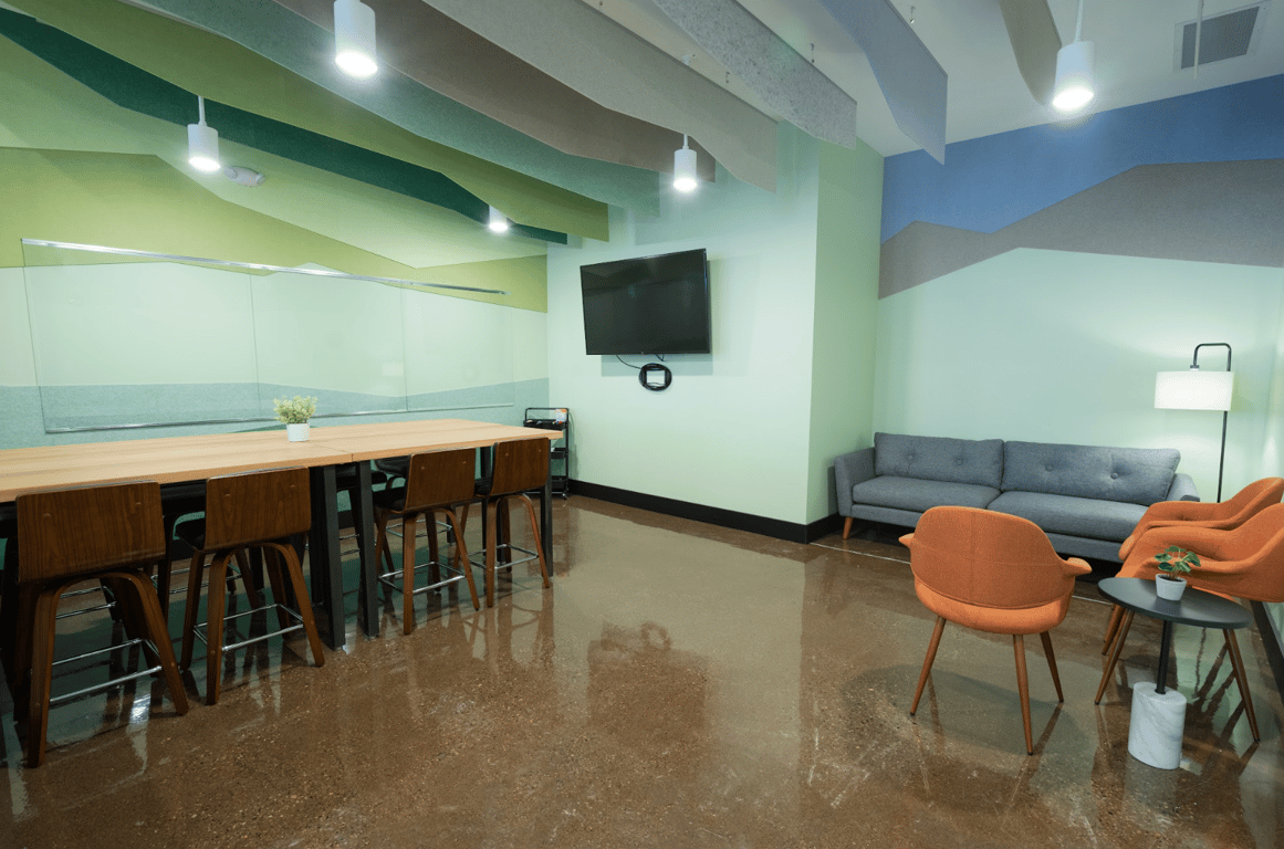 An interior shot of Ram Room