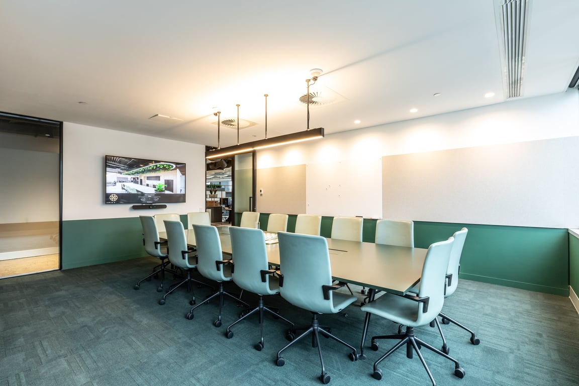 An interior shot of Diamond Boardroom