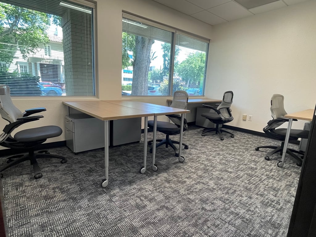 An interior shot of Private Window Office (up to 5 people)