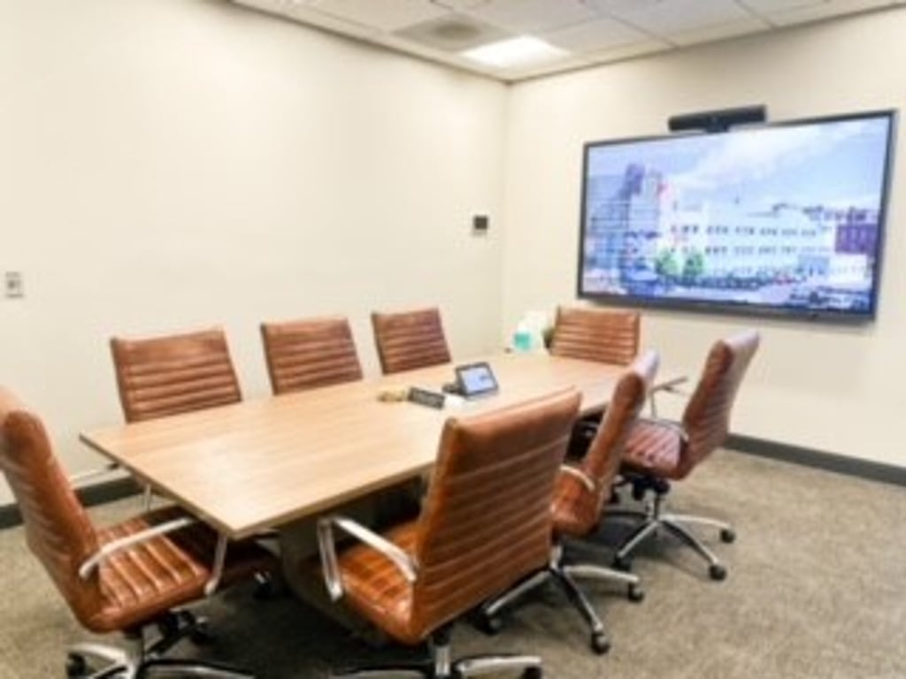 An interior shot of Conference Room 206