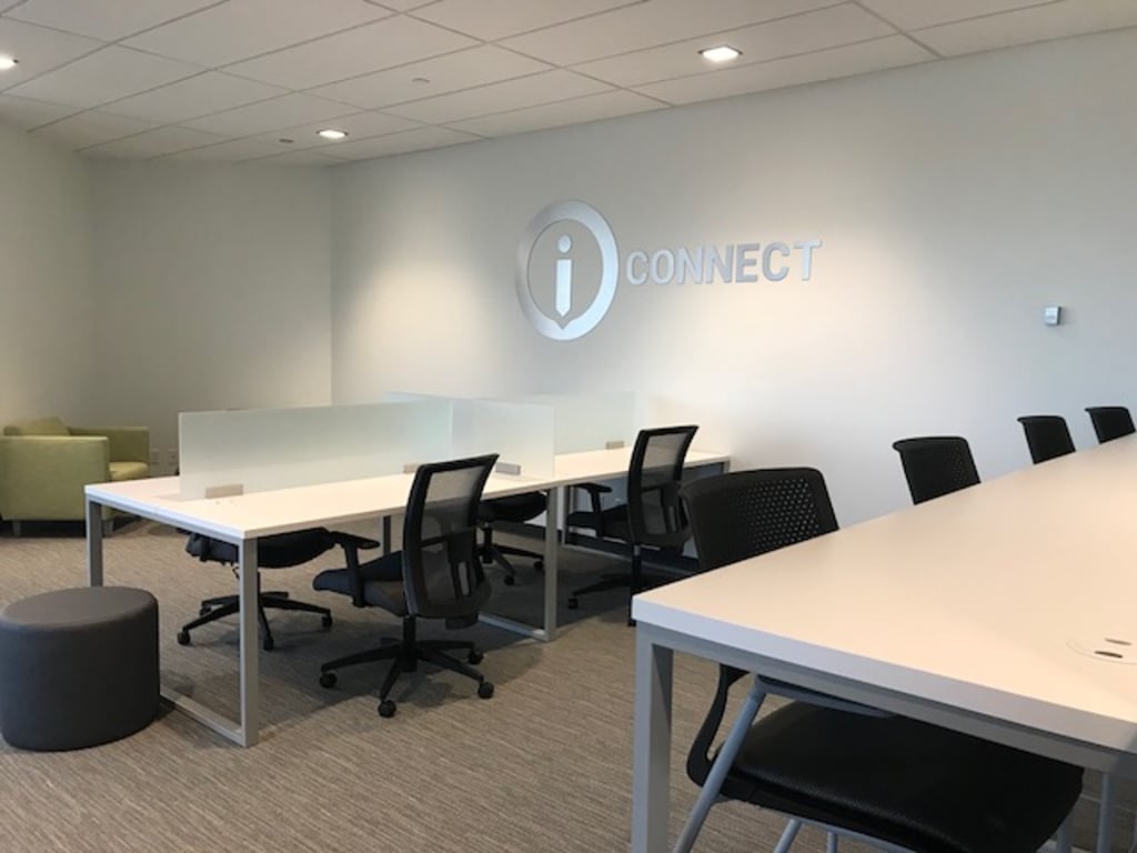 An interior shot of Dedicated Desk