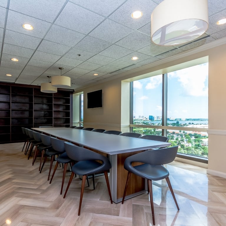 An interior shot of Large Conference Space