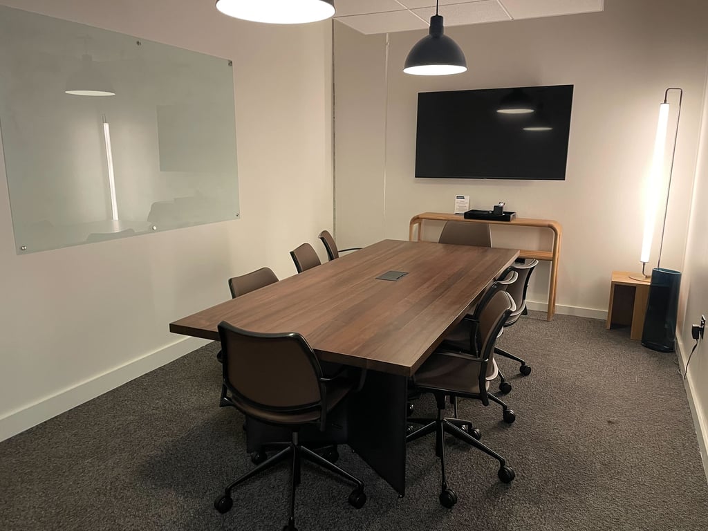An interior shot of 5-B Conference Room