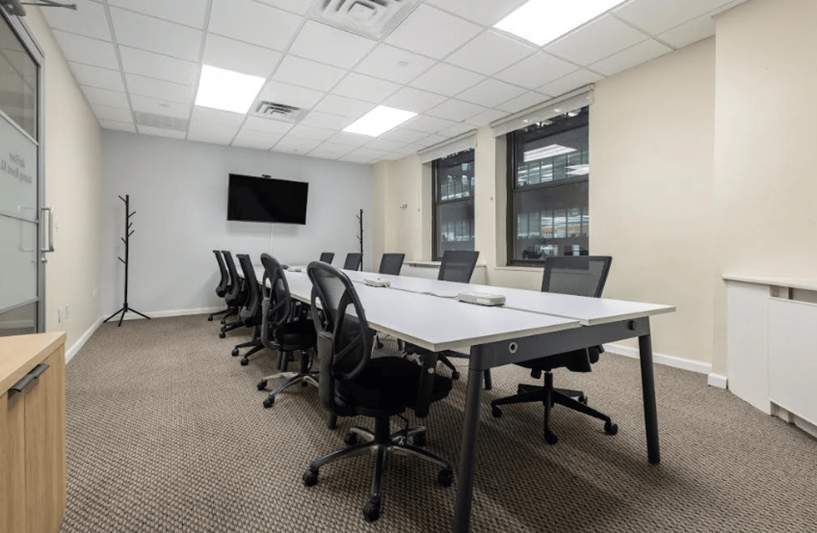 An interior shot of Large Meeting Room