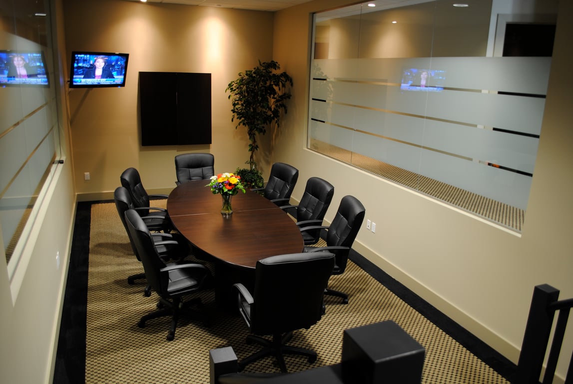 An interior shot of Boardroom 1