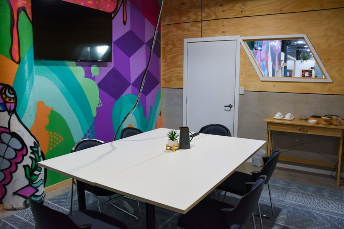 An interior shot of Donut Room
