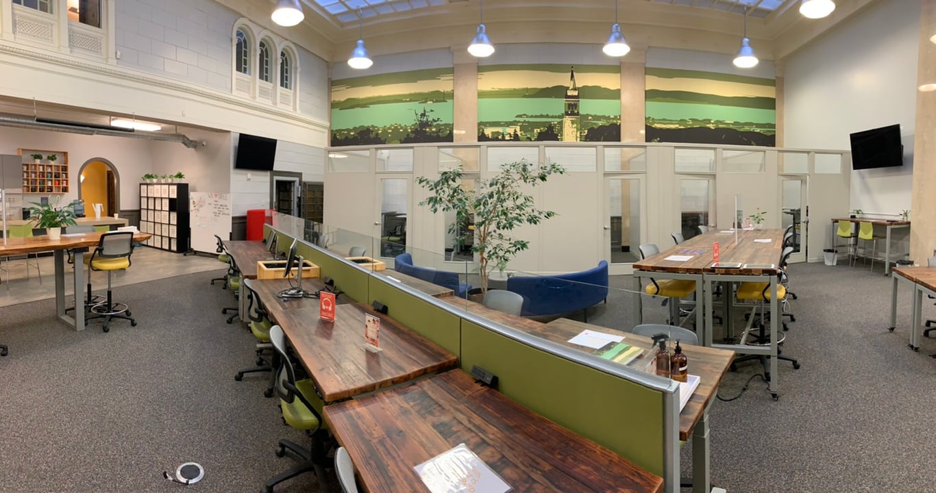 An interior shot of NextSpace Berkeley