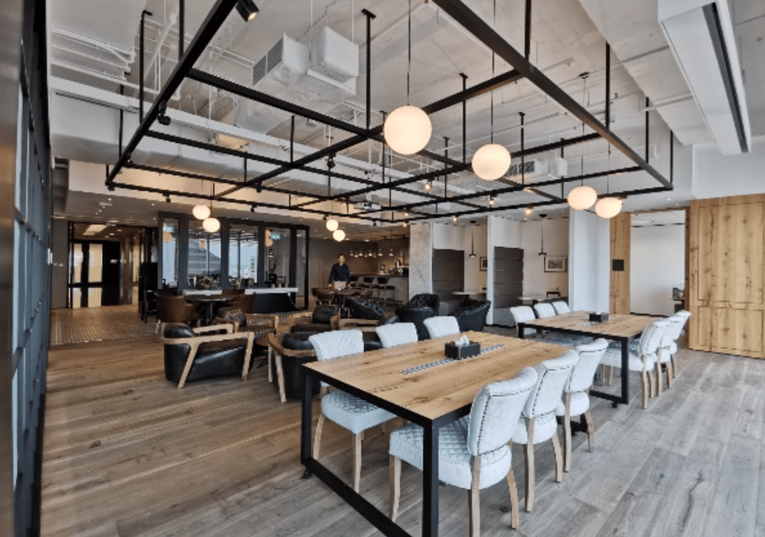 An interior shot of Professional Event Space