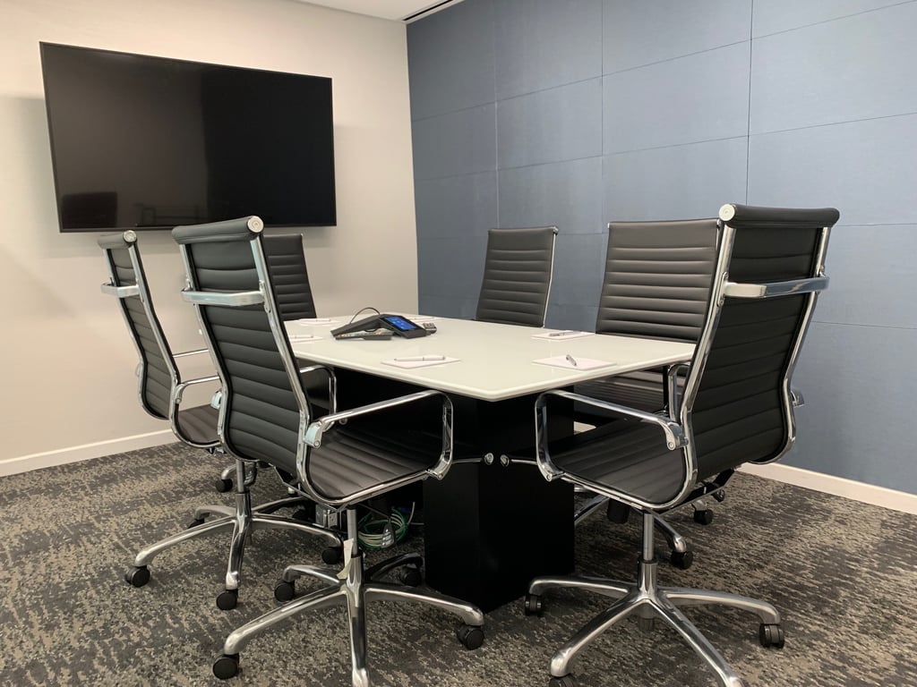 An interior shot of Denali Conference Room (Up to 6 People)
