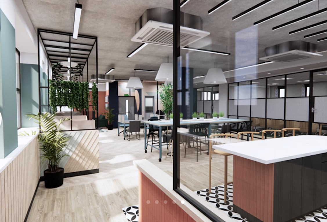 An interior shot of WIZU - Richmond House