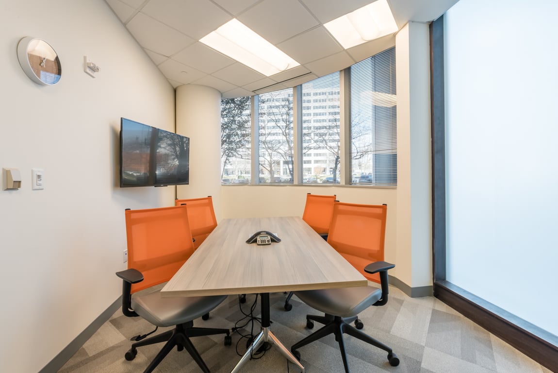 An interior shot of Jefferson  Meeting  Room