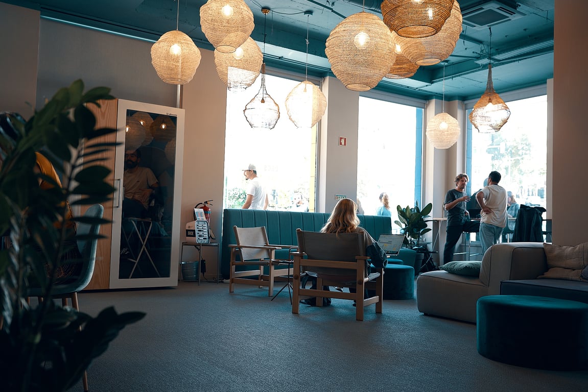 An interior shot of Cowork flex