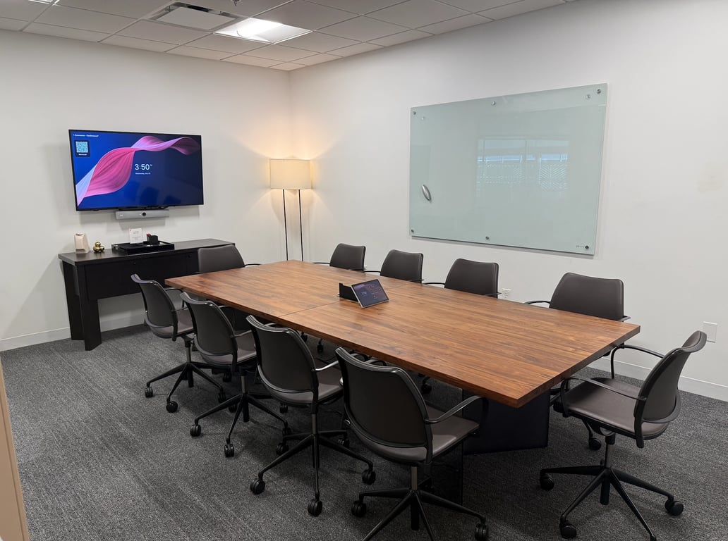 An interior shot of Conf. Room F