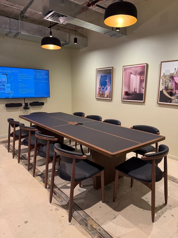 An interior shot of Meeting Room M03 (Up to 10 people)
