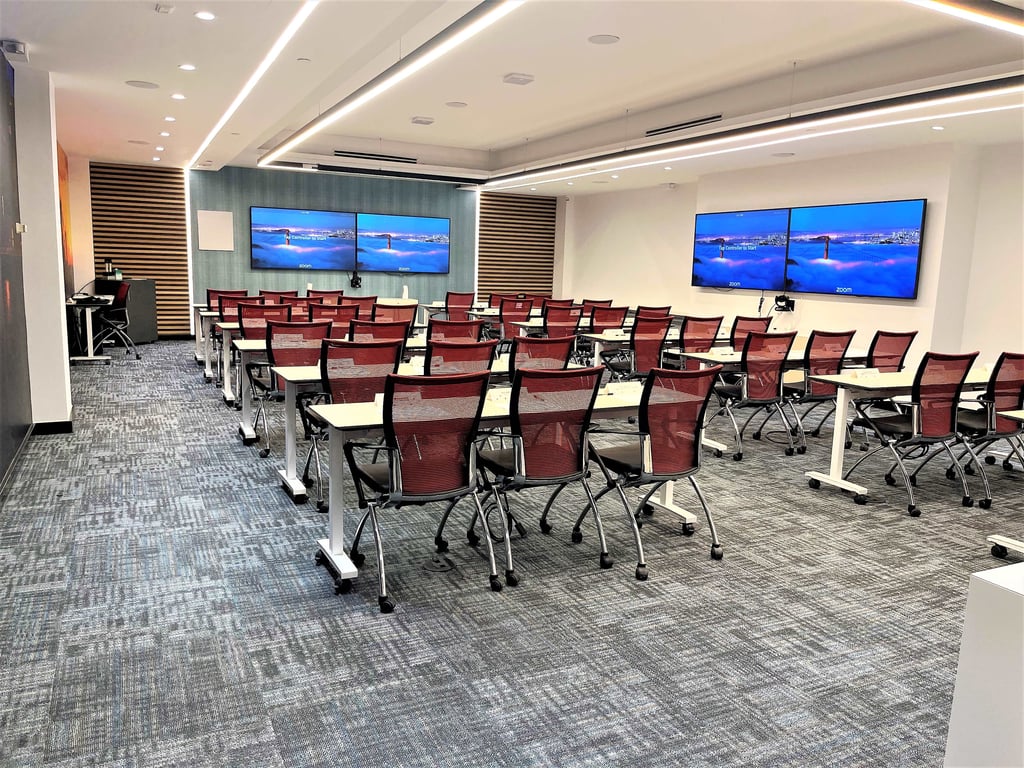 An interior shot of The Tel Aviv Room