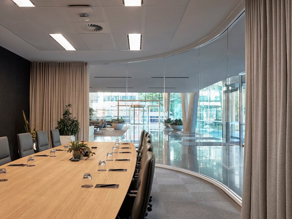 An interior shot of Pacific Boardroom