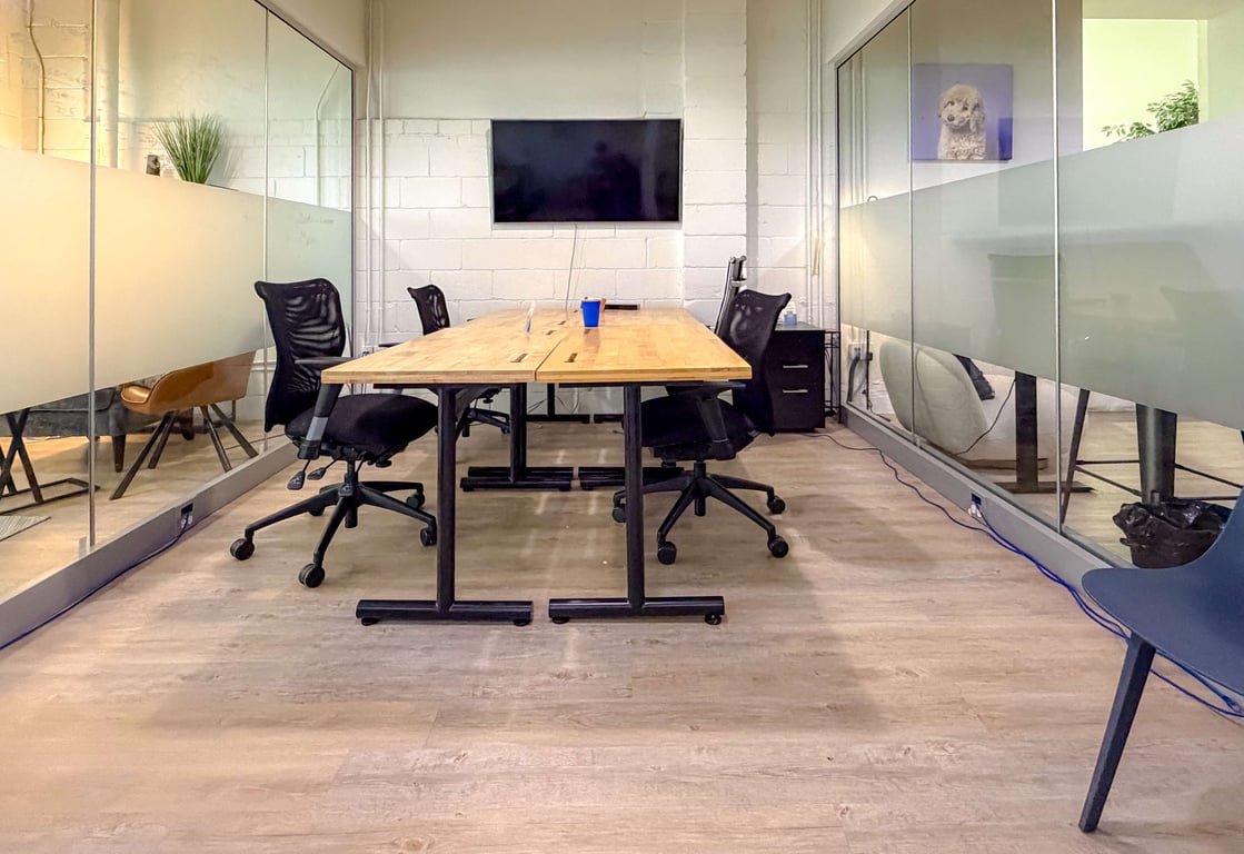 An interior shot of 6-Person Office