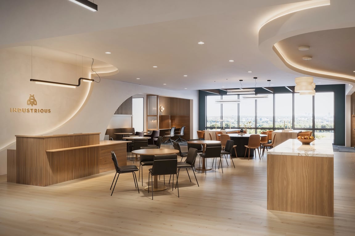 An interior shot of Industrious - University Place East Palo Alto