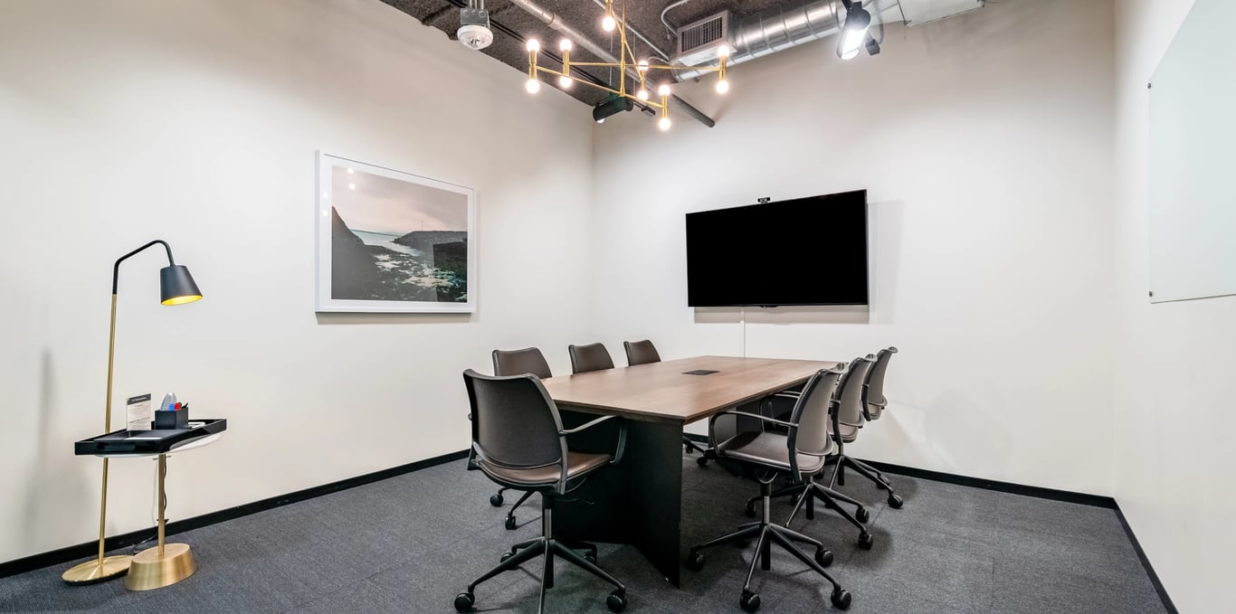 An interior shot of Conference Room D