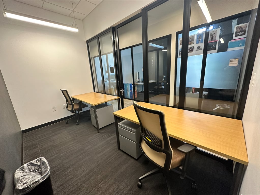 An interior shot of 2 Person Private Office