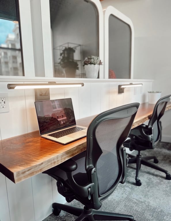An interior shot of Cloudport Coworking - Middle