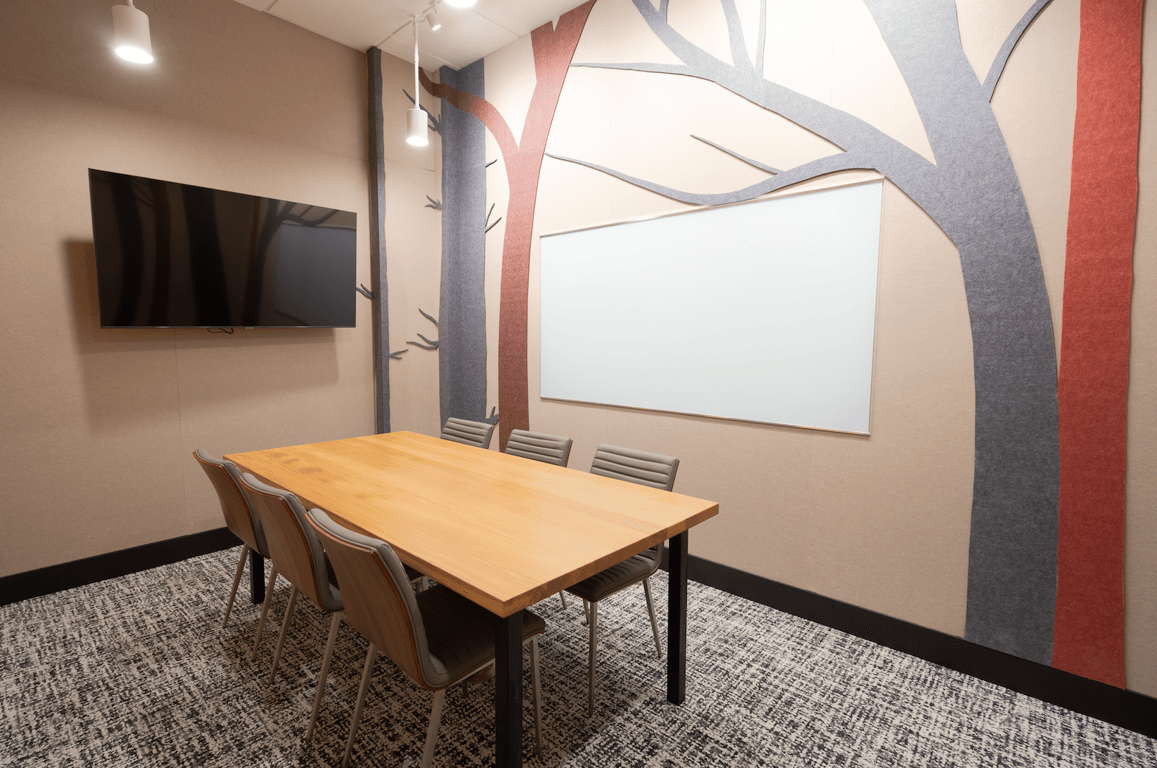 An interior shot of Foliage Room