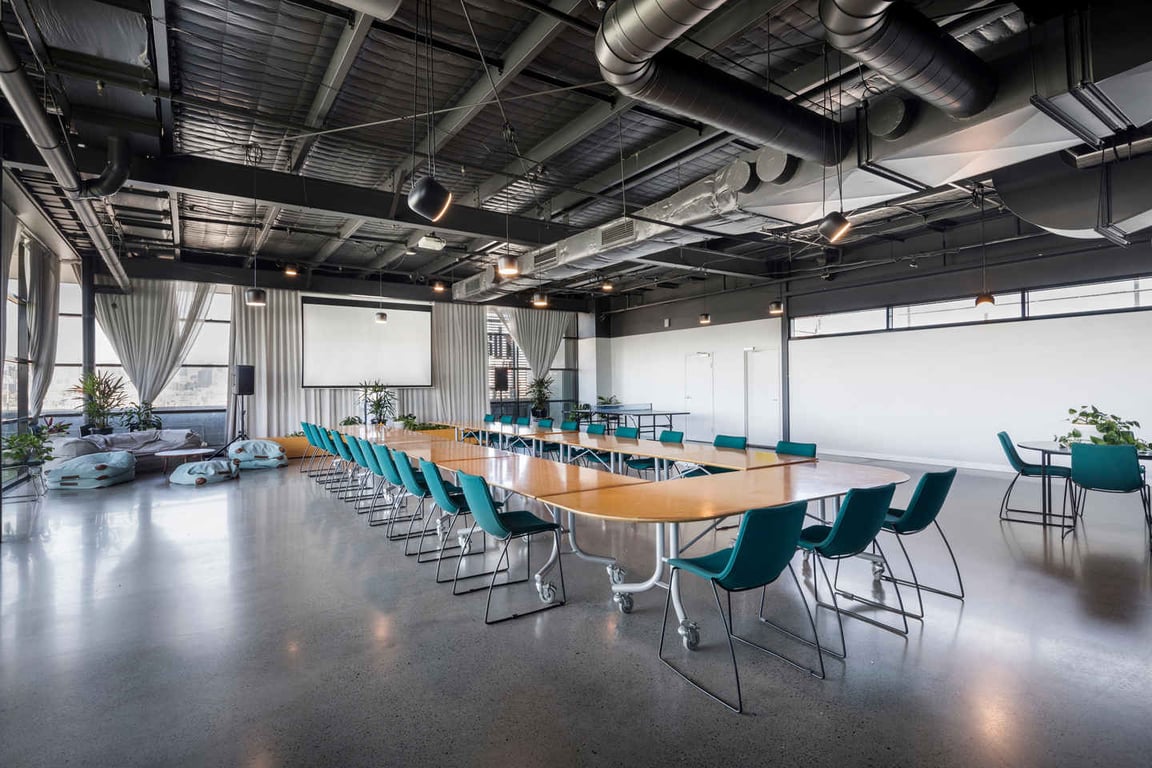 An interior shot of Imagination Event Space