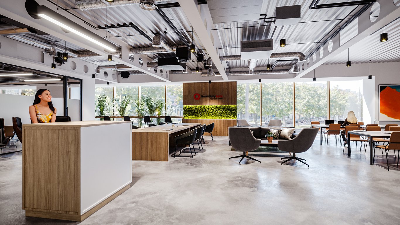 An interior shot of Serendipity Labs - Cambridge