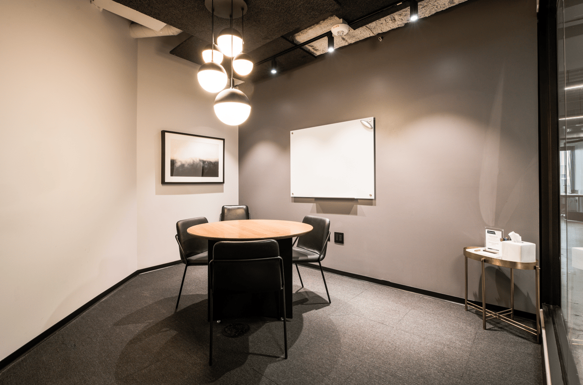 An interior shot of Huddle A