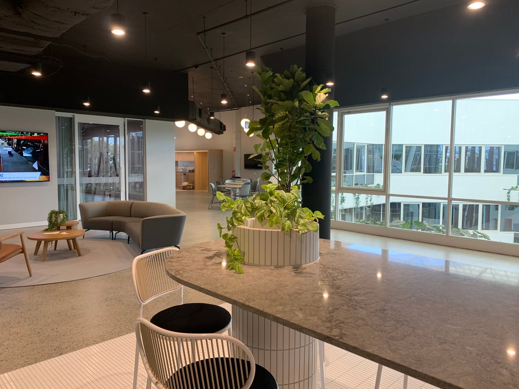 An interior shot of Private Office