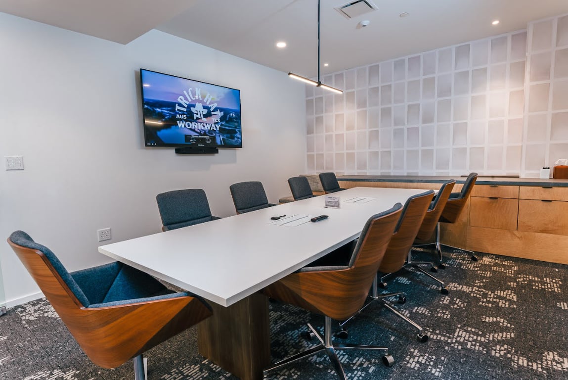 An interior shot of Conference Room 8
