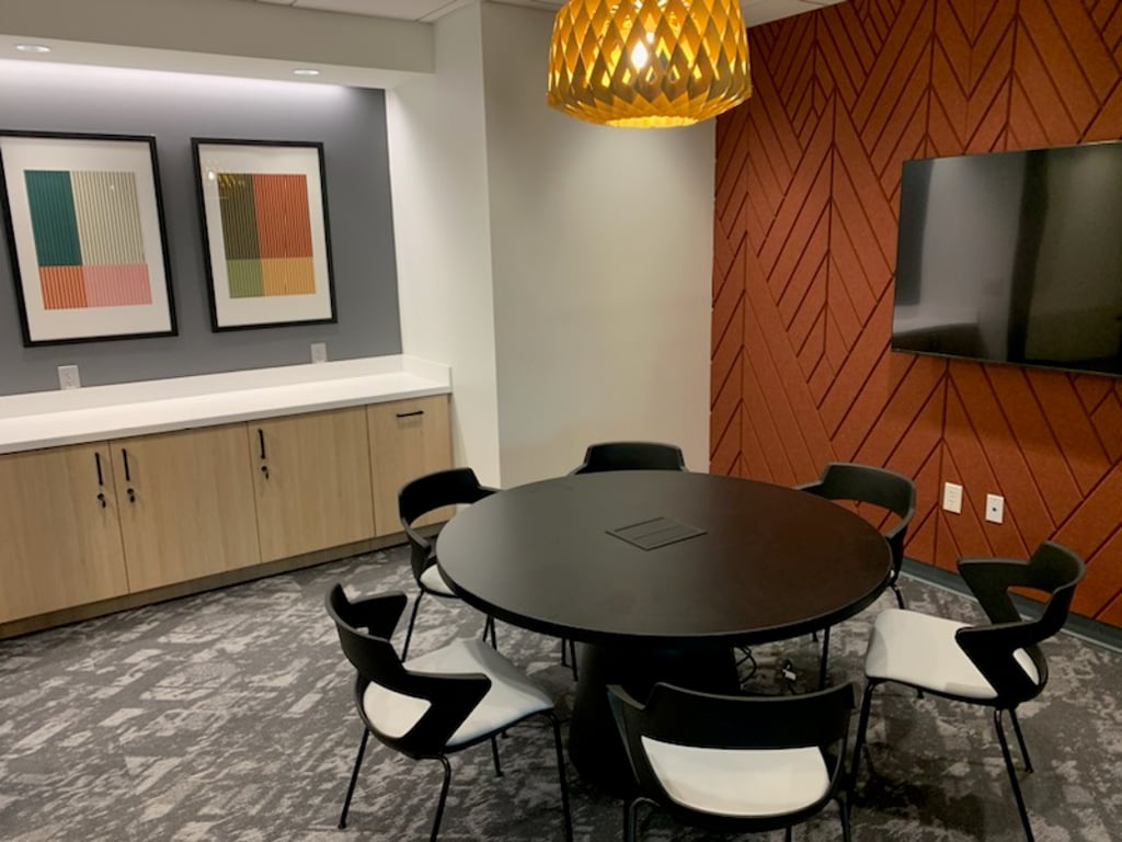 An interior shot of Huddle Room
