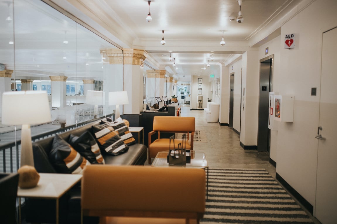 An interior shot of Monthly Open Coworking Seating
