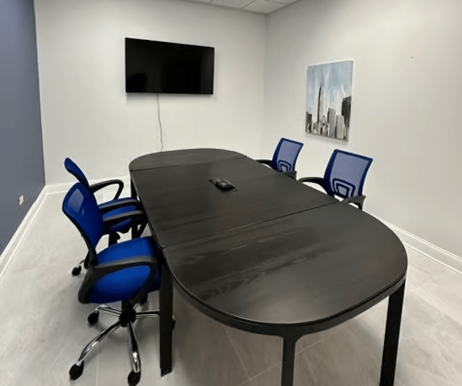 An interior shot of Conference Room 1