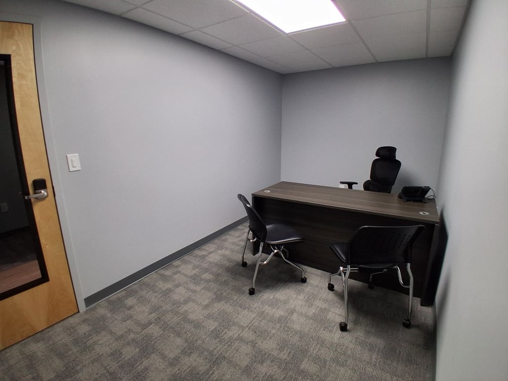 An interior shot of Office 105