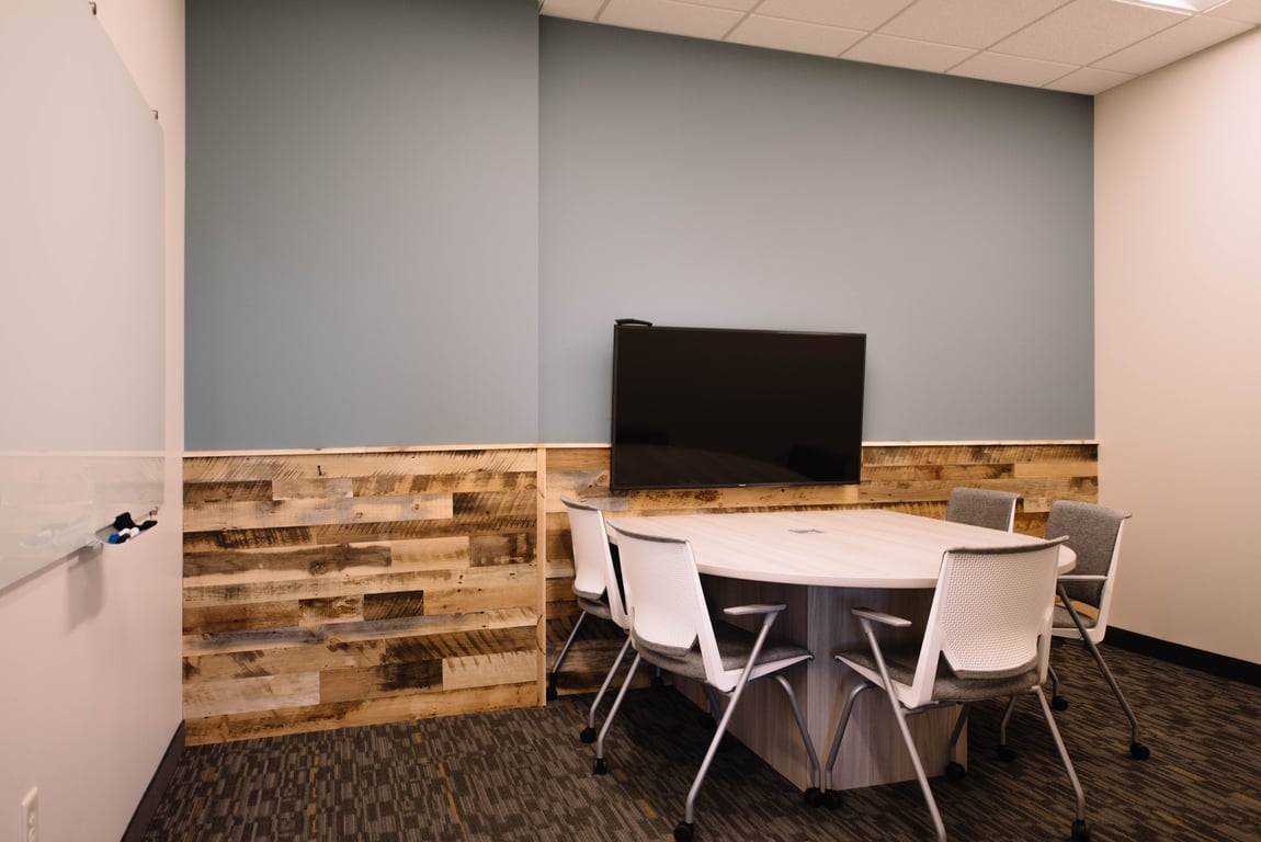 An interior shot of Woodbury - Glacier Room