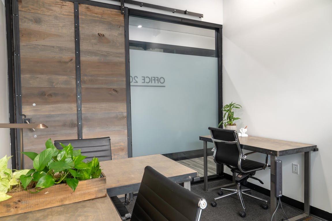 An interior shot of Office 205