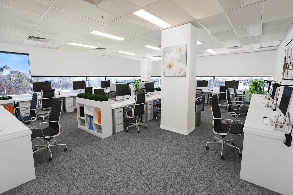 An interior shot of Suite 1