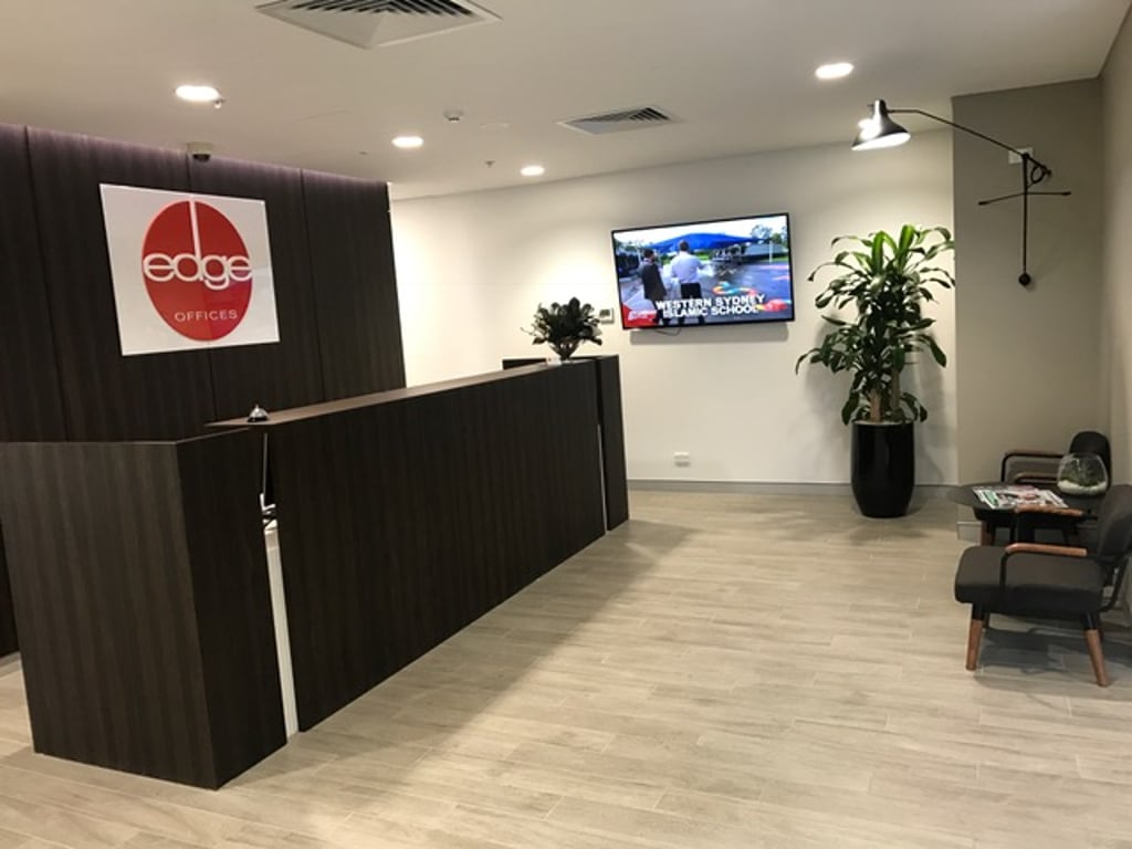 An interior shot of Edge Offices George Street, Sydney CBD.
