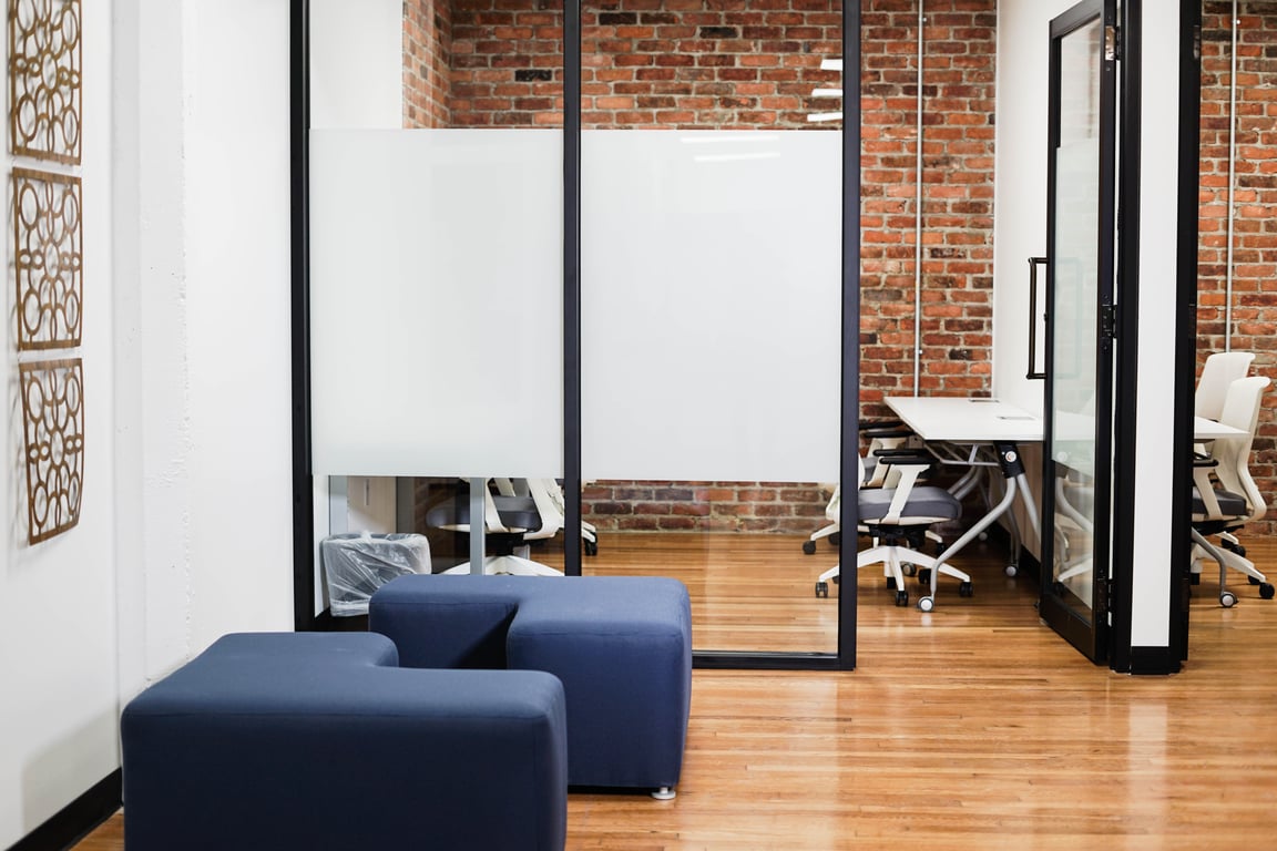 An interior shot of Private Office 4 - Floor 6