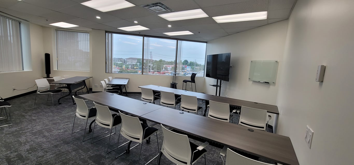An interior shot of Seminar Room (training)
