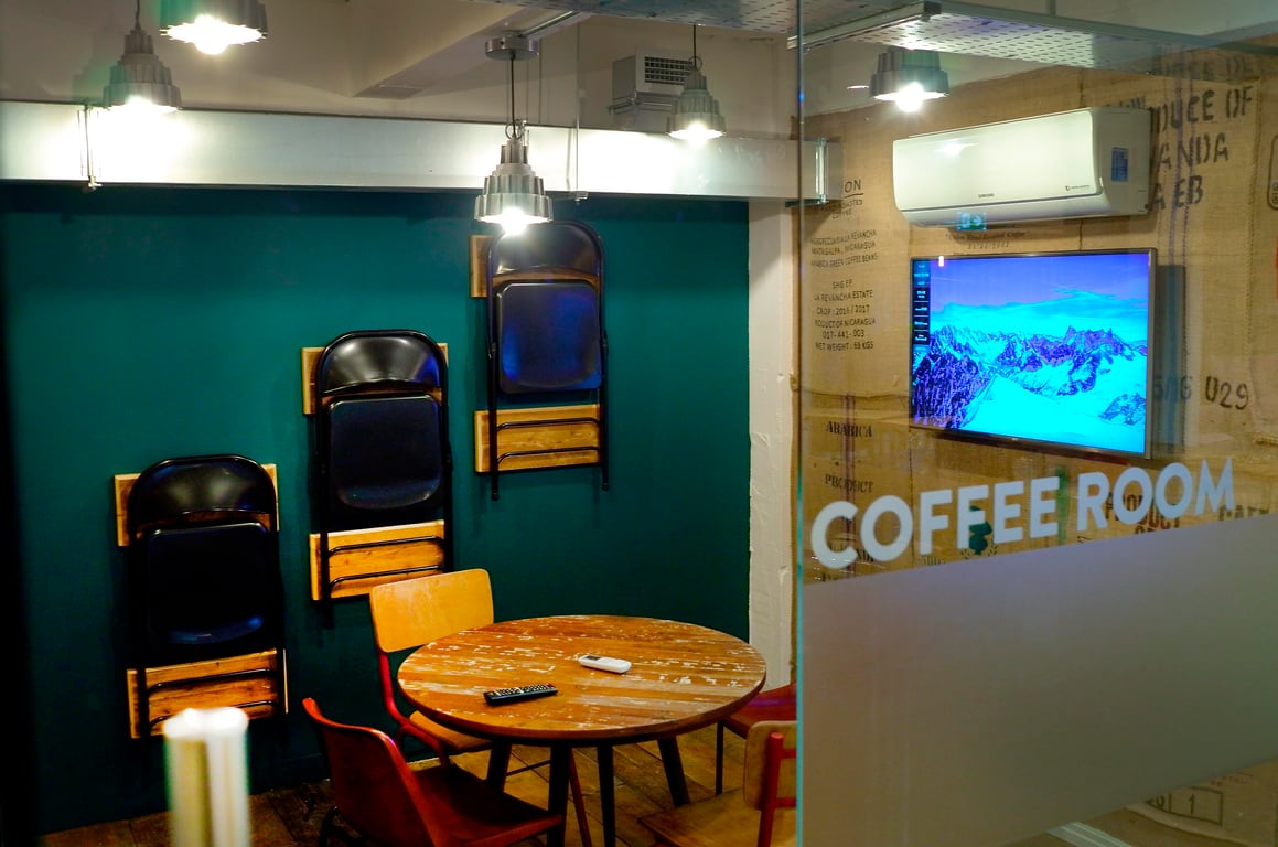An interior shot of The Coffee Room