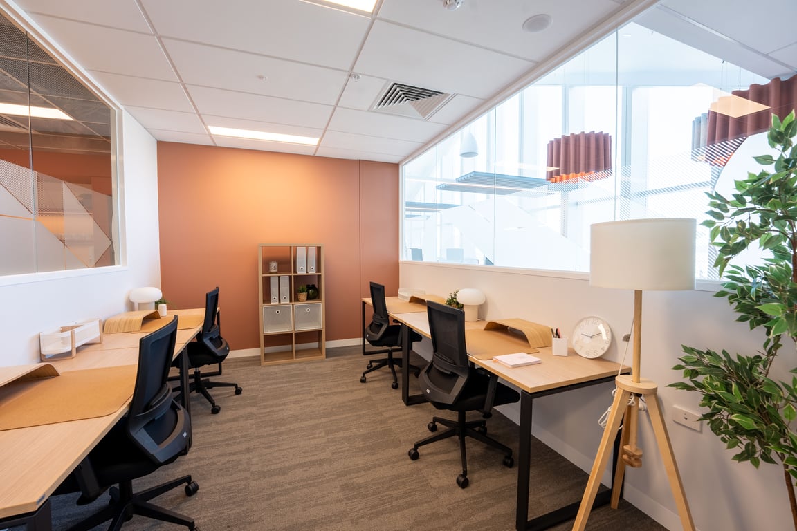 An interior shot of Suite 16