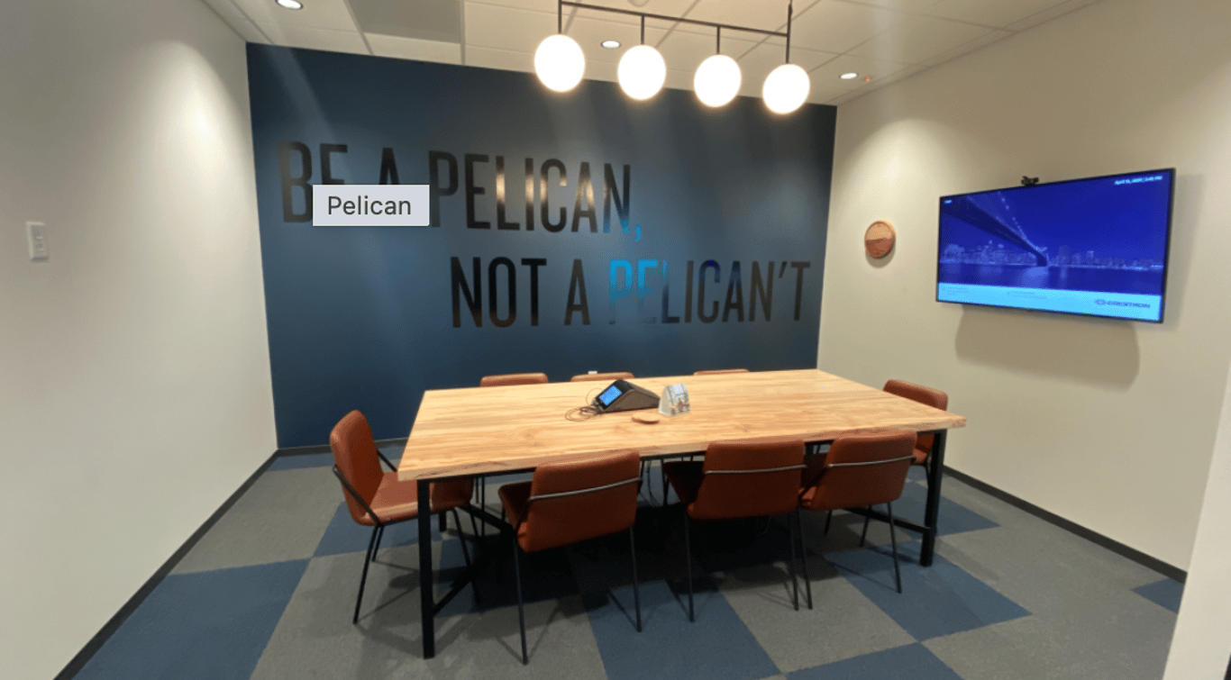 An interior shot of Pelican Conference Room